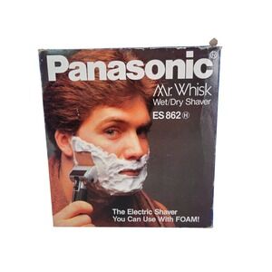 New Panasonic Mr Whisk Wet Dry Shaver ES862 Electric Shaver For Men w/ hard case